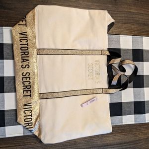 ‼️NWT Victoria secret canvas tote bag